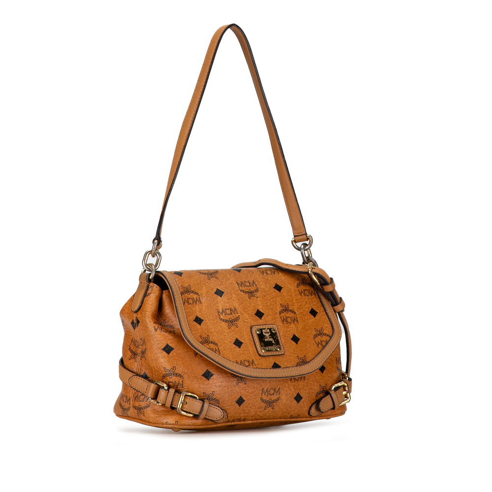 Pre-Loved MCM Visetos Satchel - Picture 2 of 11